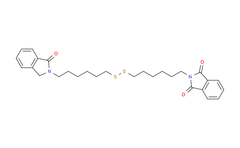CAS No. 83626-78-2, 2-(6-((6-(1-Oxoisoindolin-2-yl)hexyl)disulfanyl)hexyl)isoindoline-1,3-dione