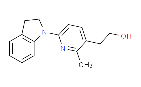 CAS No. 1355229-19-4, 2-(6-(Indolin-1-yl)-2-methylpyridin-3-yl)ethanol
