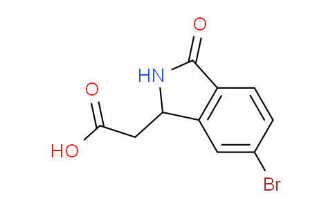 CAS No. 121199-17-5, 2-(6-Bromo-3-oxoisoindolin-1-yl)acetic acid