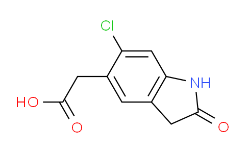 CAS No. 188797-78-6, 2-(6-Chloro-2-oxoindolin-5-yl)acetic acid