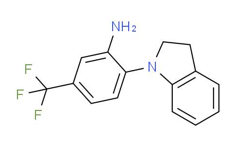 CAS No. 73551-84-5, 2-(Indolin-1-yl)-5-(trifluoromethyl)aniline