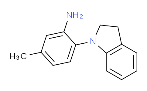 CAS No. 1097786-03-2, 2-(Indolin-1-yl)-5-methylaniline