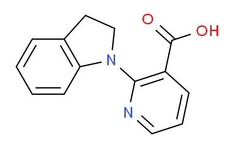 CAS No. 1017138-83-8, 2-(Indolin-1-yl)nicotinic acid