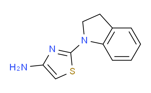 CAS No. 1365939-08-7, 2-(Indolin-1-yl)thiazol-4-amine