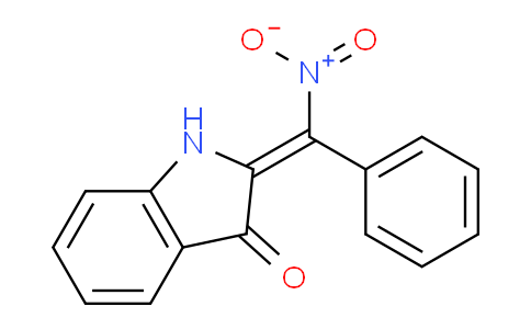 CAS No. 144264-10-8, 2-(Nitro(phenyl)methylene)indolin-3-one