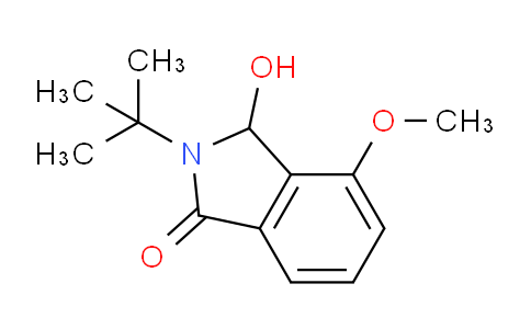 CAS No. 1245563-21-6, 2-(tert-Butyl)-3-hydroxy-4-methoxyisoindolin-1-one