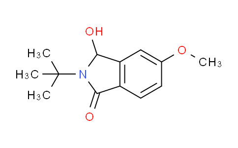 CAS No. 1381944-83-7, 2-(tert-Butyl)-3-hydroxy-5-methoxyisoindolin-1-one