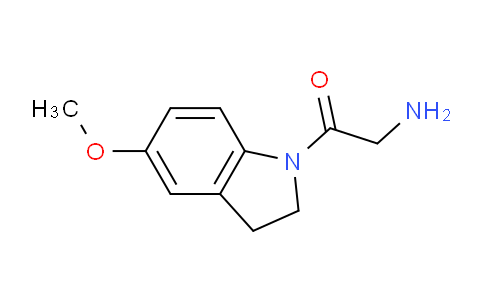 CAS No. 1501010-51-0, 2-Amino-1-(5-methoxyindolin-1-yl)ethanone