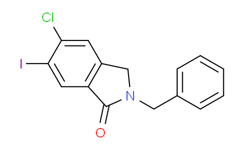 CAS No. 1262415-84-8, 2-Benzyl-5-chloro-6-iodoisoindolin-1-one