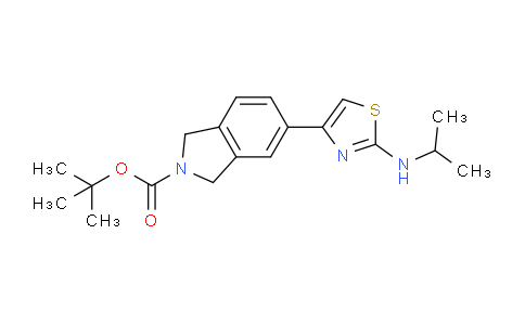 CAS No. 850877-62-2, 2-Boc-5-(2-Isopropylamino-thiazol-4-yl) -isoindoline