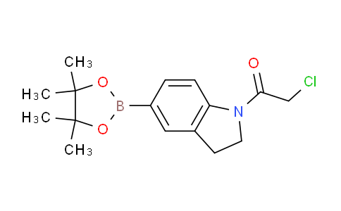 CAS No. 1704067-44-6, 2-Chloro-1-(5-(4,4,5,5-tetramethyl-1,3,2-dioxaborolan-2-yl)indolin-1-yl)ethanone