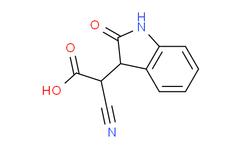 CAS No. 54744-67-1, 2-Cyano-2-(2-oxoindolin-3-yl)acetic acid