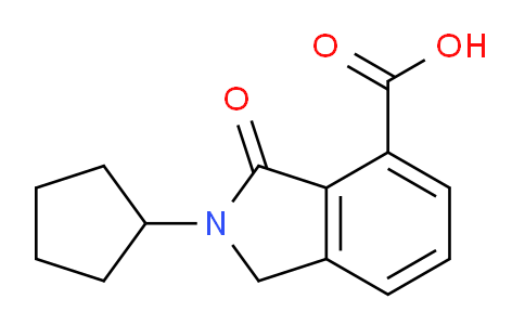 CAS No. 878424-59-0, 2-Cyclopentyl-3-oxoisoindoline-4-carboxylic acid
