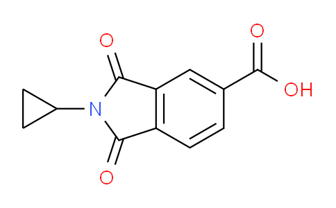 CAS No. 356576-44-8, 2-Cyclopropyl-1,3-dioxoisoindoline-5-carboxylic acid