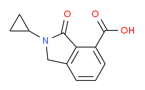 CAS No. 562868-19-3, 2-Cyclopropyl-3-oxoisoindoline-4-carboxylic acid