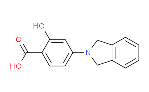 CAS No. 296770-21-3, 2-Hydroxy-4-(isoindolin-2-yl)benzoic acid