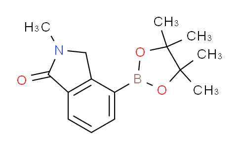 CAS No. 1221239-09-3, 2-Methyl-4-(4,4,5,5-tetramethyl-1,3,2-dioxaborolan-2-yl)isoindolin-1-one