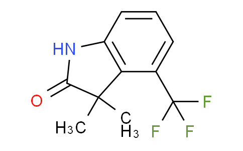CAS No. 1822816-54-5, 3,3-Dimethyl-4-(trifluoromethyl)indolin-2-one