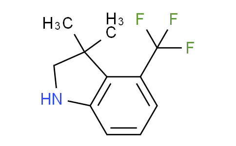 CAS No. 1823881-99-7, 3,3-Dimethyl-4-(trifluoromethyl)indoline