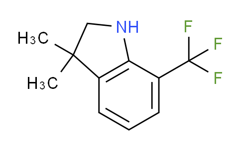 CAS No. 1504697-79-3, 3,3-Dimethyl-7-(trifluoromethyl)indoline