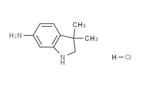 CAS No. 1446412-22-1, 3,3-Dimethylindolin-6-amine hydrochloride