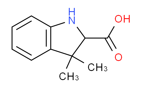 CAS No. 140397-33-7, 3,3-Dimethylindoline-2-carboxylic acid
