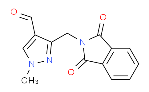 CAS No. 1420794-02-0, 3-((1,3-Dioxoisoindolin-2-yl)methyl)-1-methyl-1H-pyrazole-4-carbaldehyde