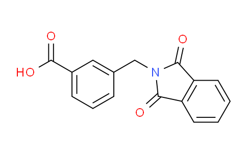 CAS No. 106352-01-6, 3-((1,3-Dioxoisoindolin-2-yl)methyl)benzoic acid