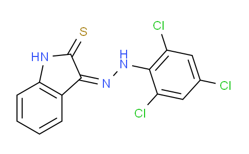 CAS No. 862665-28-9, 3-(2-(2,4,6-Trichlorophenyl)hydrazono)indoline-2-thione