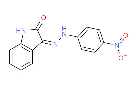 CAS No. 31107-06-9, 3-(2-(4-Nitrophenyl)hydrazono)indolin-2-one