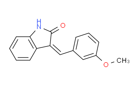CAS No. 391613-87-9, 3-(3-Methoxybenzylidene)indolin-2-one