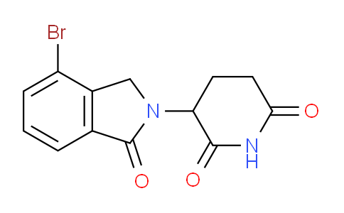 CAS No. 2093387-36-9, 3-(4-Bromo-1-oxoisoindolin-2-yl)piperidine-2,6-dione