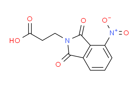 CAS No. 15728-05-9, 3-(4-Nitro-1,3-dioxoisoindolin-2-yl)propanoic acid