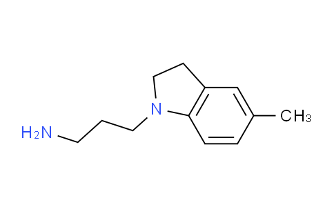 CAS No. 125178-77-0, 3-(5-Methylindolin-1-yl)propan-1-amine