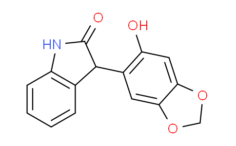 CAS No. 1019771-90-4, 3-(6-Hydroxybenzo[d][1,3]dioxol-5-yl)indolin-2-one