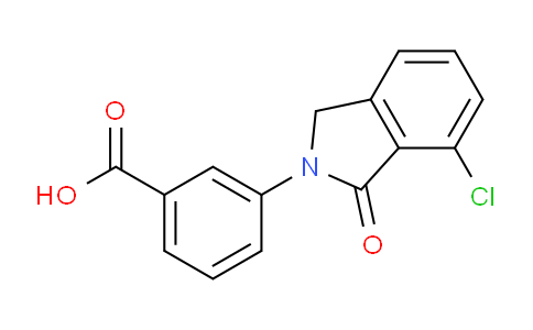CAS No. 1044921-12-1, 3-(7-Chloro-1-oxoisoindolin-2-yl)benzoic acid