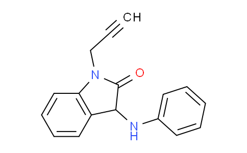CAS No. 1169930-57-7, 3-(Phenylamino)-1-(prop-2-yn-1-yl)indolin-2-one