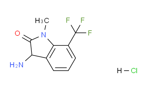 CAS No. 1332528-32-1, 3-Amino-1-methyl-7-(trifluoromethyl)indolin-2-one hydrochloride