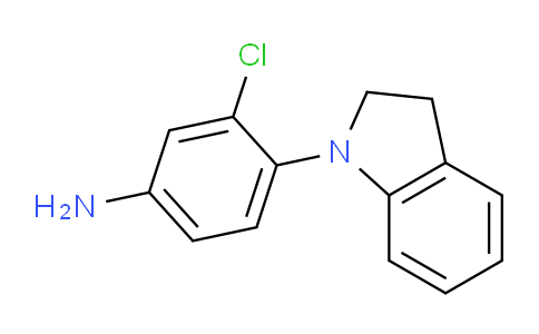CAS No. 937608-38-3, 3-Chloro-4-(indolin-1-yl)aniline