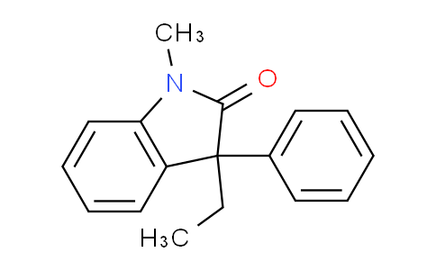 CAS No. 35524-76-6, 3-Ethyl-1-methyl-3-phenylindolin-2-one