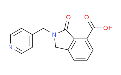 CAS No. 842974-44-1, 3-Oxo-2-(pyridin-4-ylmethyl)isoindoline-4-carboxylic acid