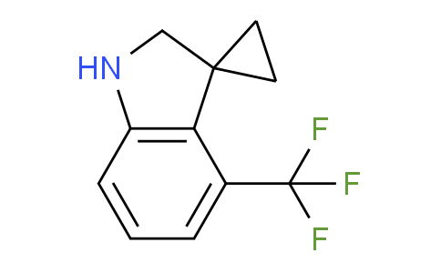 CAS No. 1823881-89-5, 4'-(Trifluoromethyl)spiro[cyclopropane-1,3'-indoline]