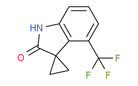 CAS No. 1822816-46-5, 4'-(Trifluoromethyl)spiro[cyclopropane-1,3'-indolin]-2'-one