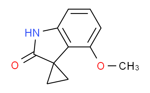 CAS No. 424792-50-7, 4'-Methoxyspiro[cyclopropane-1,3'-indolin]-2'-one