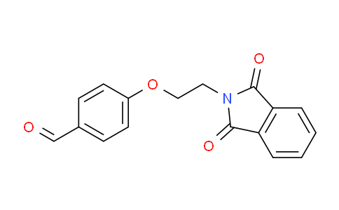 CAS No. 69383-93-3, 4-(2-(1,3-Dioxoisoindolin-2-yl)ethoxy)benzaldehyde