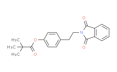 CAS No. 785849-99-2, 4-(2-(1,3-Dioxoisoindolin-2-yl)ethyl)phenyl pivalate