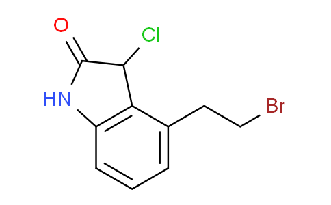 CAS No. 120427-95-4, 4-(2-Bromoethyl)-3-chloro-1,3-dihydro-2H-indolin-2-one