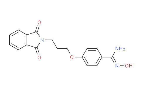 CAS No. 145259-45-6, 4-(3-(1,3-Dioxoisoindolin-2-yl)propoxy)-N'-hydroxybenzimidamide