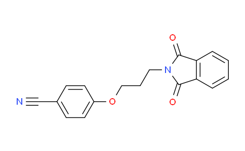 CAS No. 313476-81-2, 4-(3-(1,3-Dioxoisoindolin-2-yl)propoxy)benzonitrile