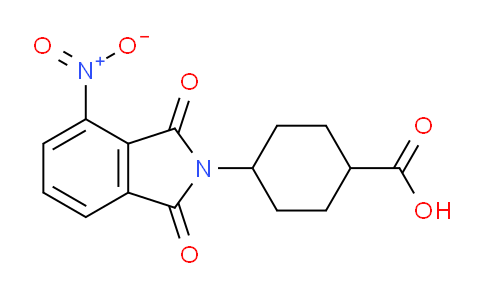 CAS No. 432537-75-2, 4-(4-Nitro-1,3-dioxoisoindolin-2-yl)cyclohexanecarboxylic acid